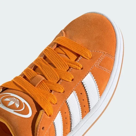 Adidas Campus 00s ID1436 Sneakers Men's Orange Leather Lifestyle Shoes TF5416 - Picture 7 of 15